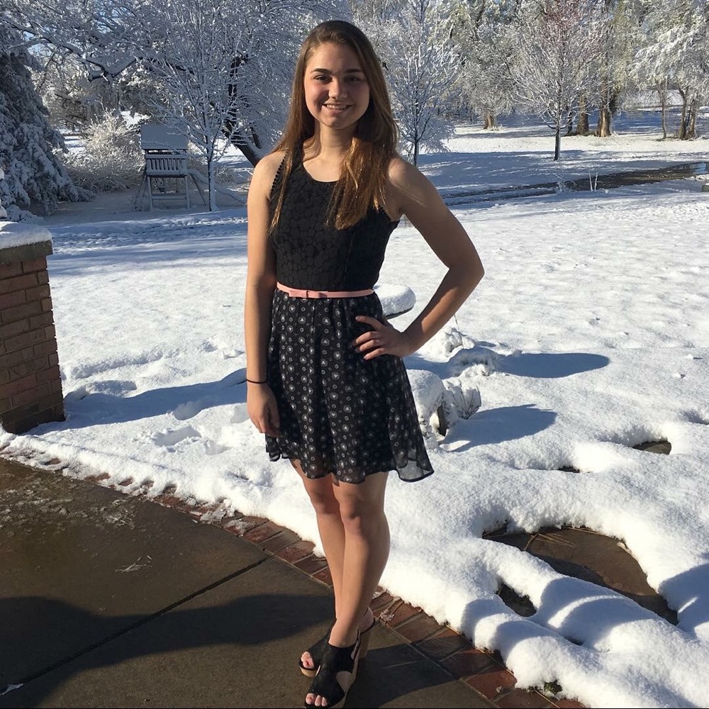 adorable minnie mouse print dress!!